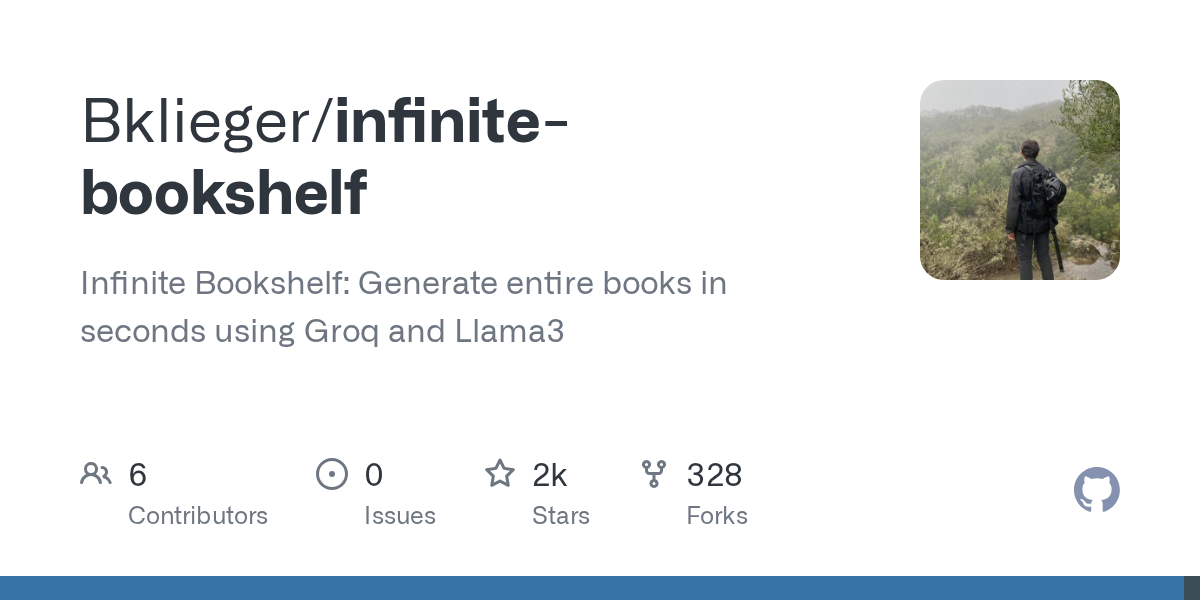 Infinite Bookshelf: Rapidly Generate Entire Books with Groq and Llama