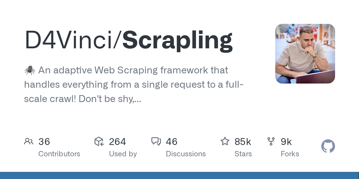 Scrapling: Adaptive Web Scraping Framework for Python