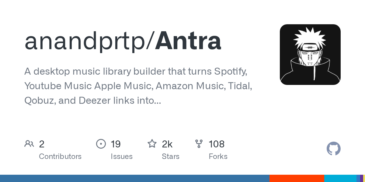 Antra: Desktop Music Library Builder