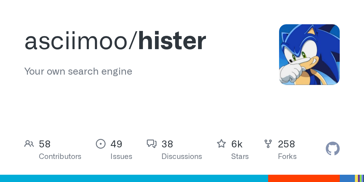 Hister: Self-Hosted Search Engine for Your Own Pages