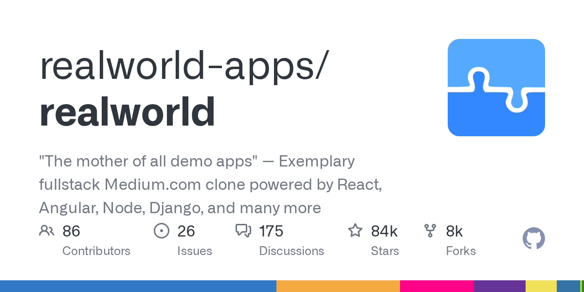 RealWorld: Implementations Across Frontends & Backends