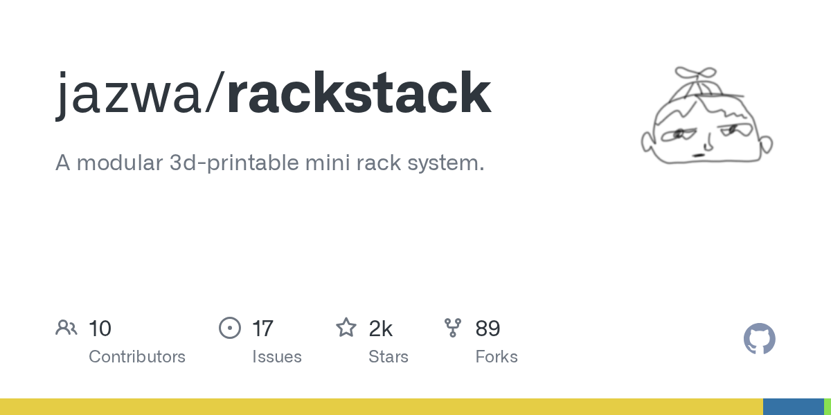 rackstack — A modular 3d-printable mini rack system