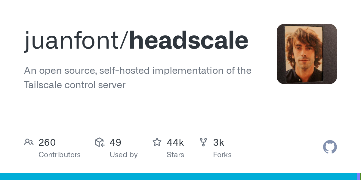 Headscale: Open Source Self-Hosted Tailscale Control Server