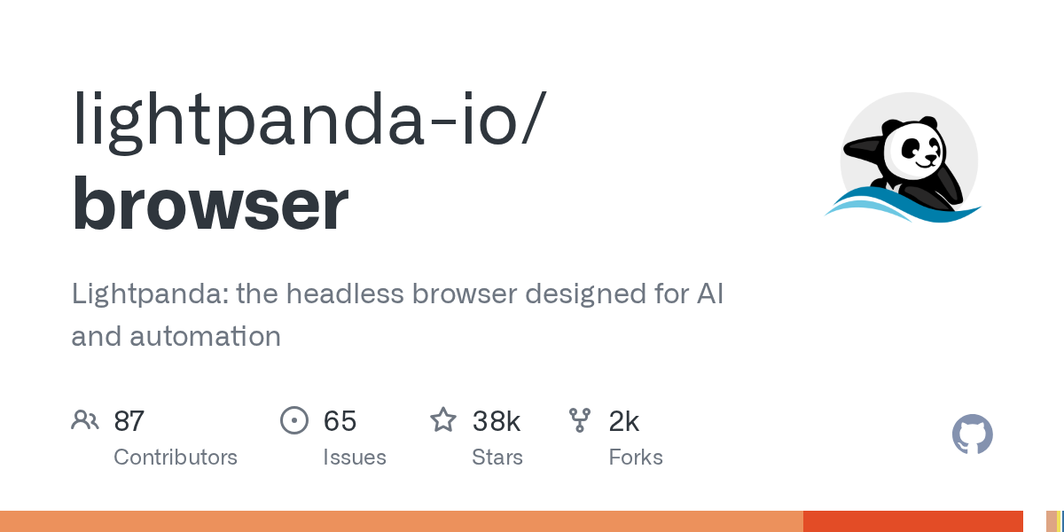 Lightpanda: Headless Browser for AI Agents and Automation