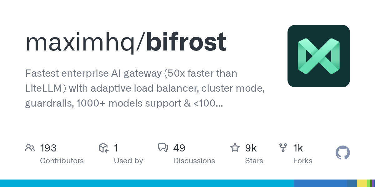 Bifrost: Open-Source AI Gateway for LLM Providers