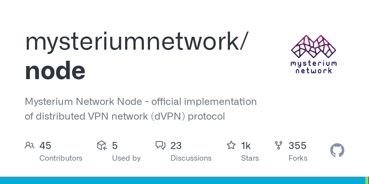 Mysterium Node - decentralized VPN built on blockchain