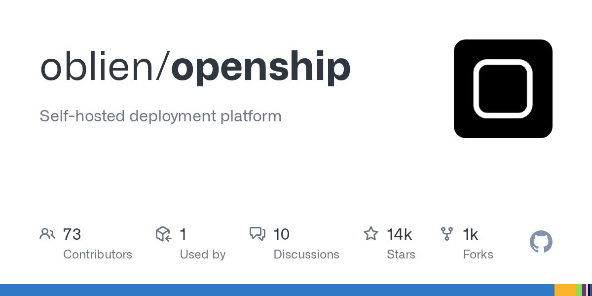 Openship: Self-Hosted Deployment Platform with CI/CD