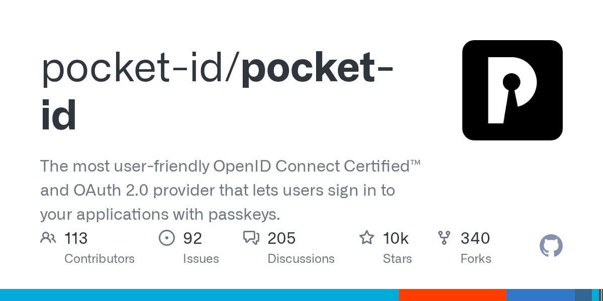 Pocket ID: Self-Hosted Passkey OIDC Provider
