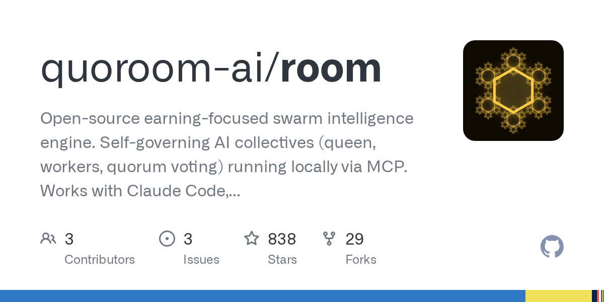Quoroom — Swarm Intelligence. Relentless Execution.