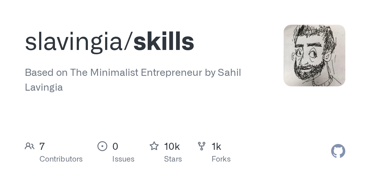 The Minimalist Entrepreneur — Claude Code Skills