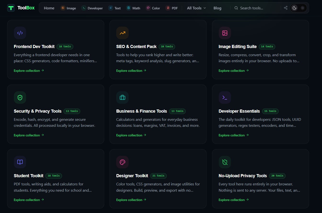 ToolBox screenshot 2