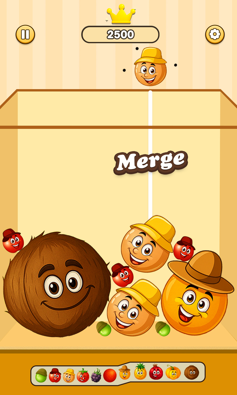 Fruit Merge Melon Puzzle screenshot 1