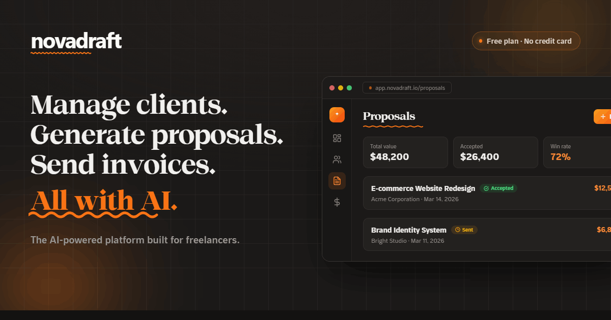 NovaDraft screenshot 1