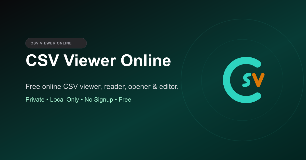 CSV Viewer Online screenshot 1