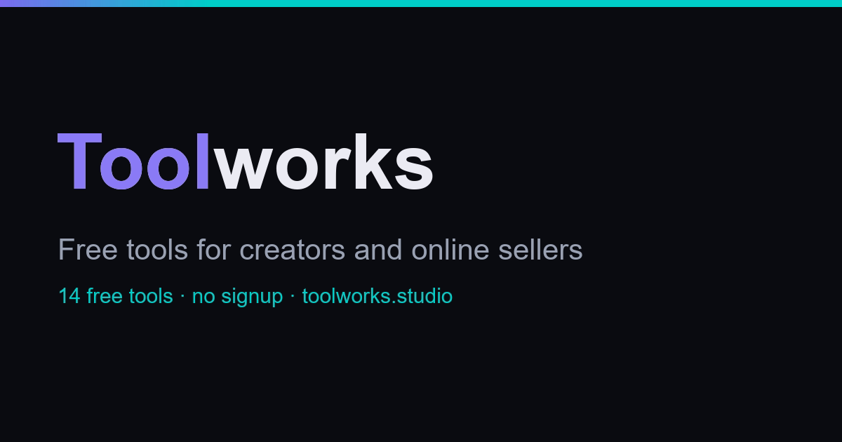 Toolworks screenshot 1