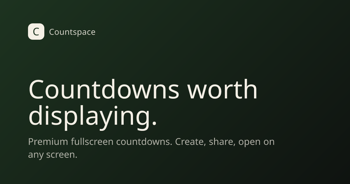 Countspace screenshot 1