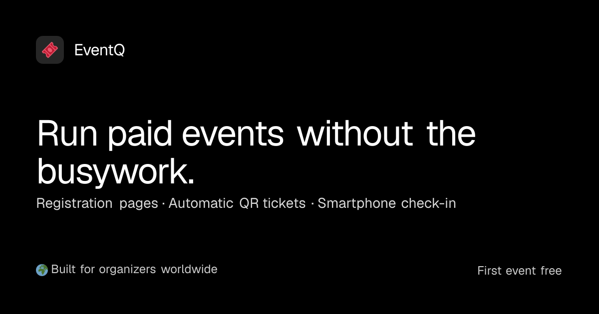 EventQ screenshot 1