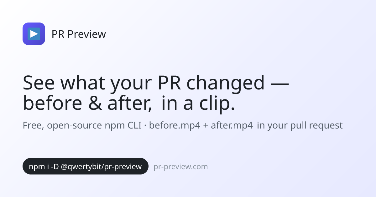 PR Preview screenshot 1