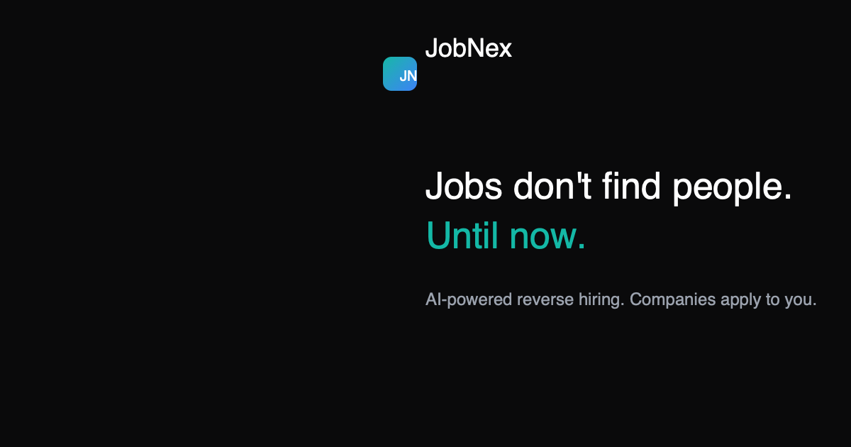JobNex screenshot 1
