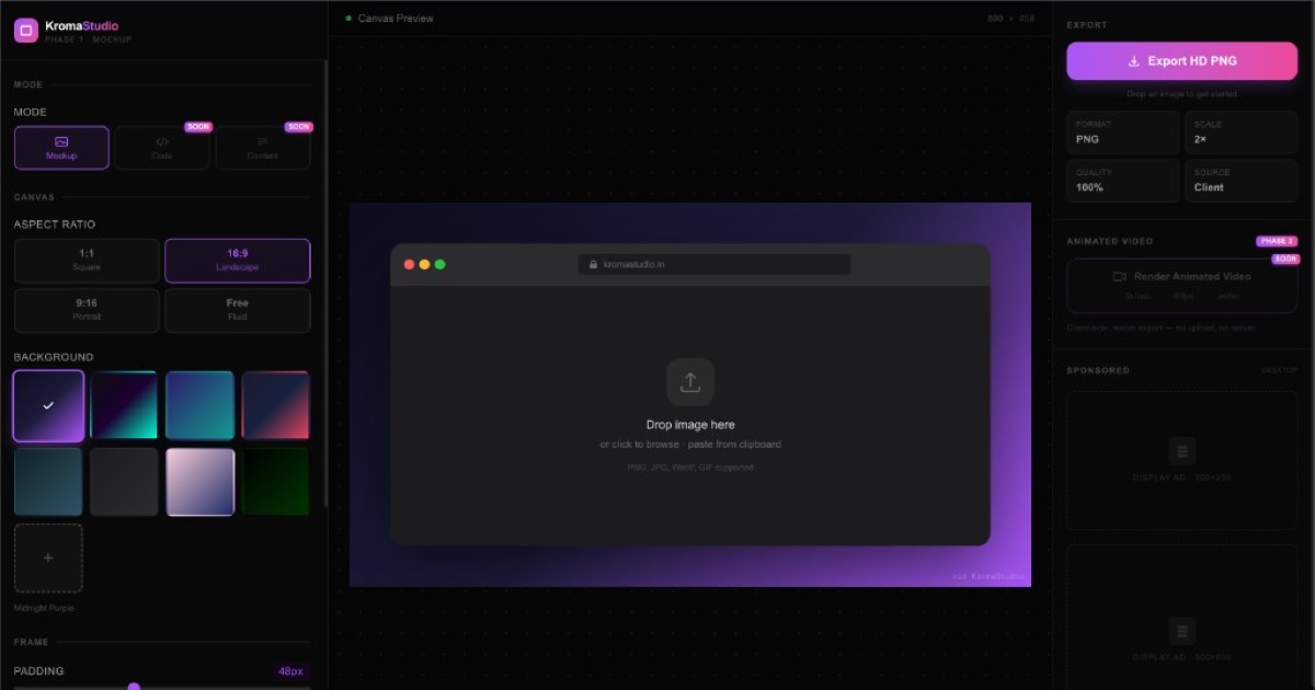 KromaStudio screenshot 1