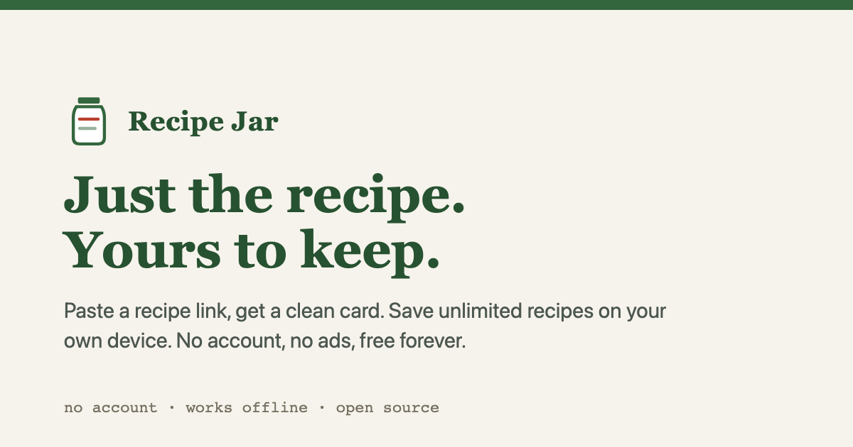 Recipe Jar screenshot 1