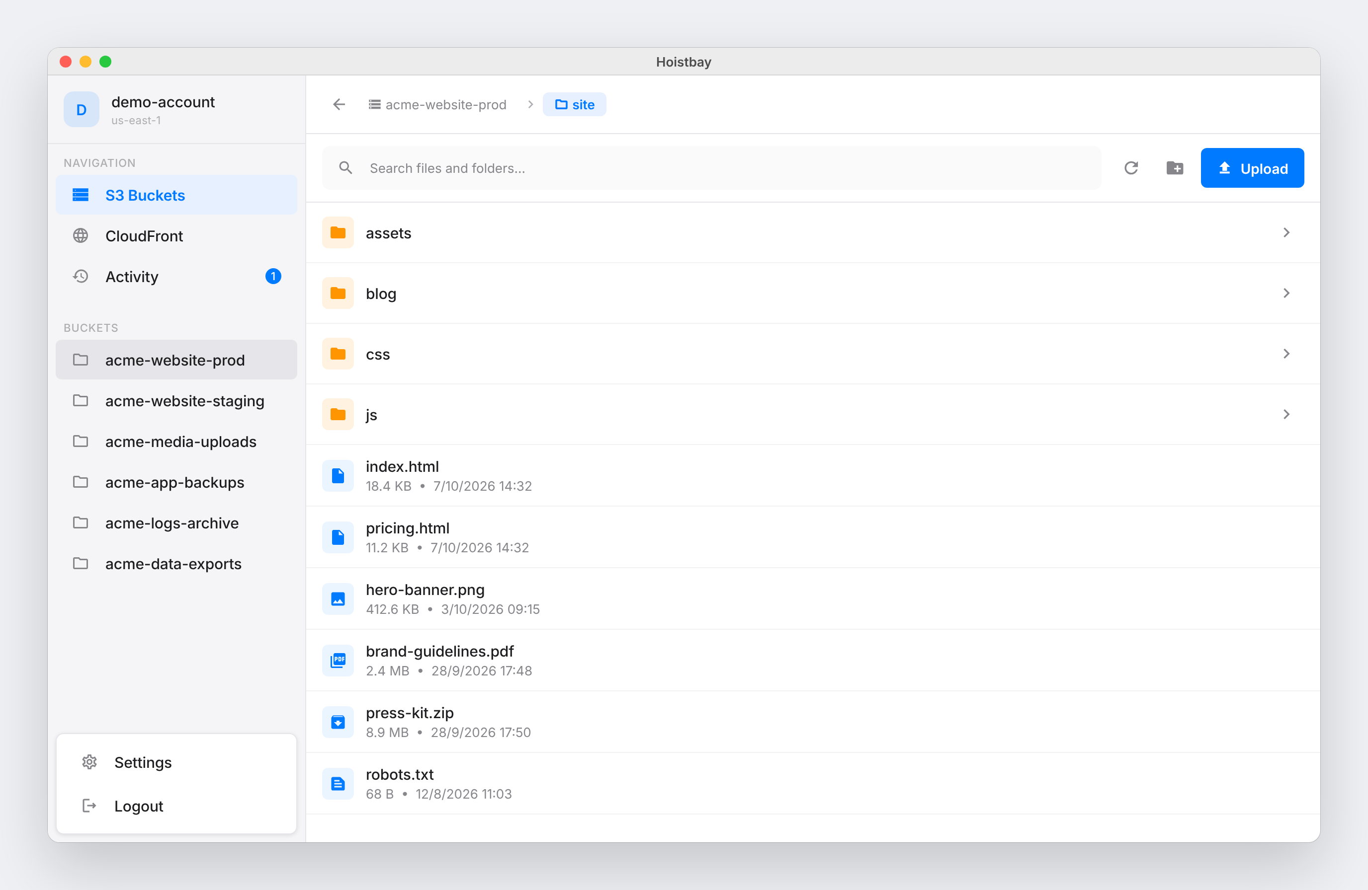 Hoistbay screenshot 1