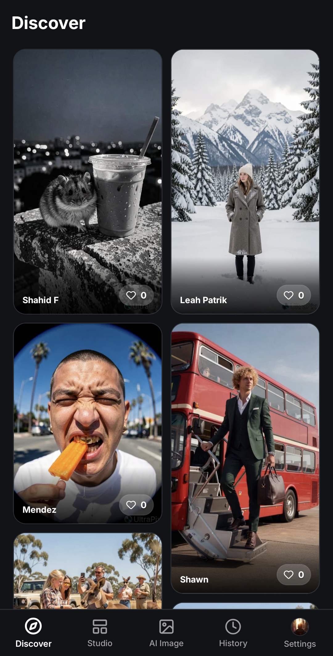 UltraPix — AI image generator app for stunning photos screenshot 1