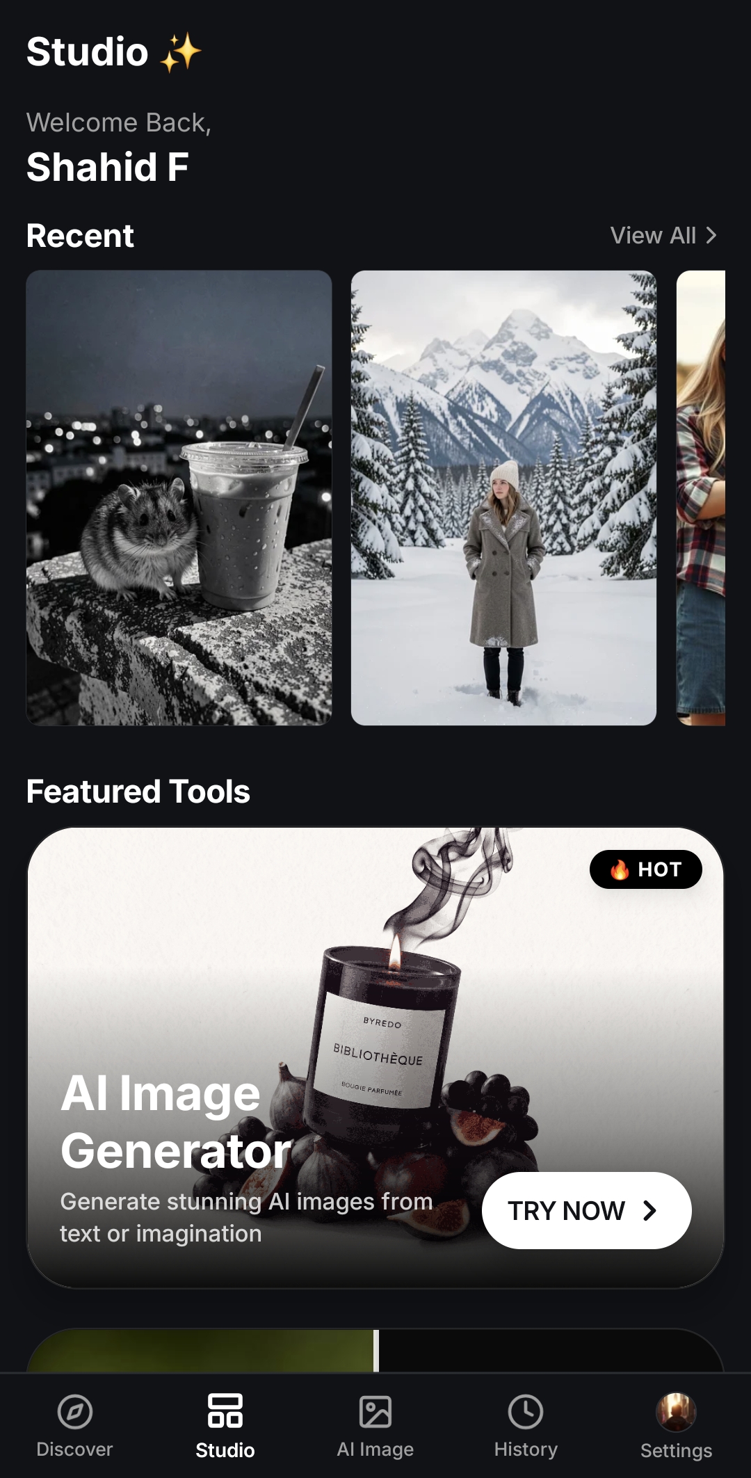 UltraPix — AI image generator app for stunning photos screenshot 2