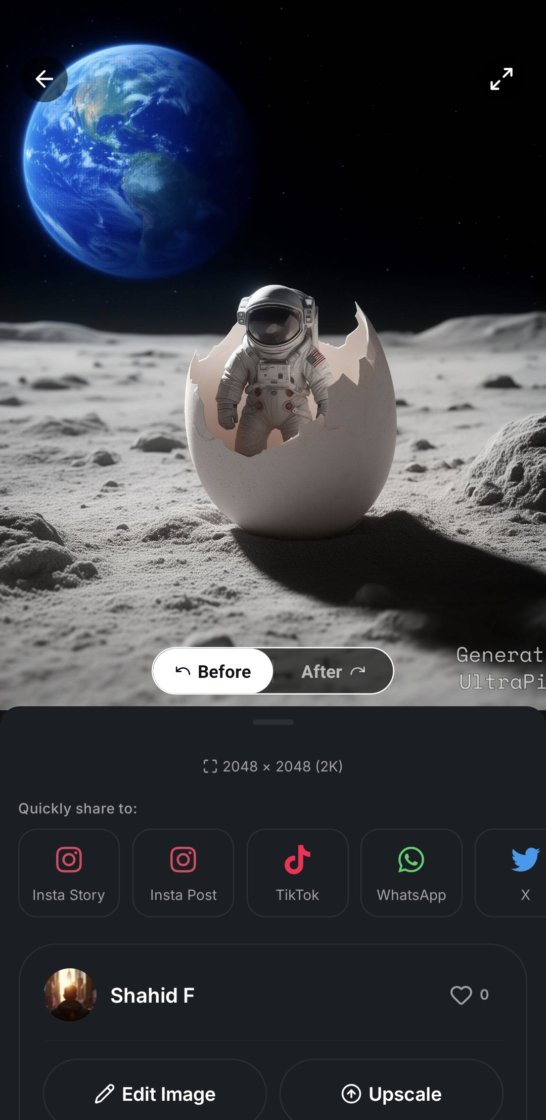 UltraPix — AI image generator app for stunning photos screenshot 8