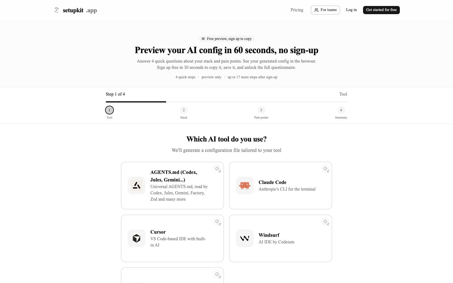 Setupkit.app screenshot 2