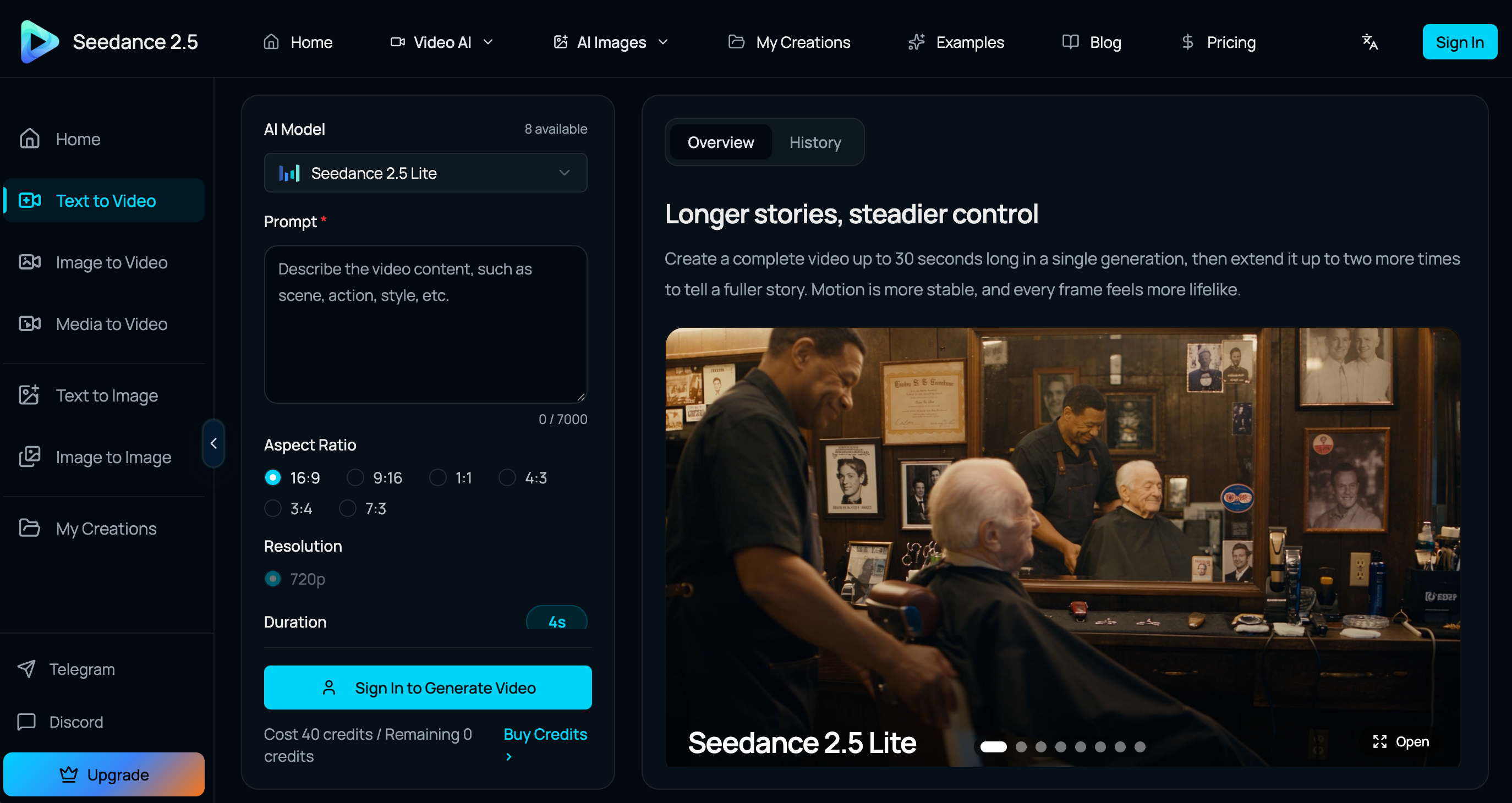 Seedance 2.5 screenshot 1