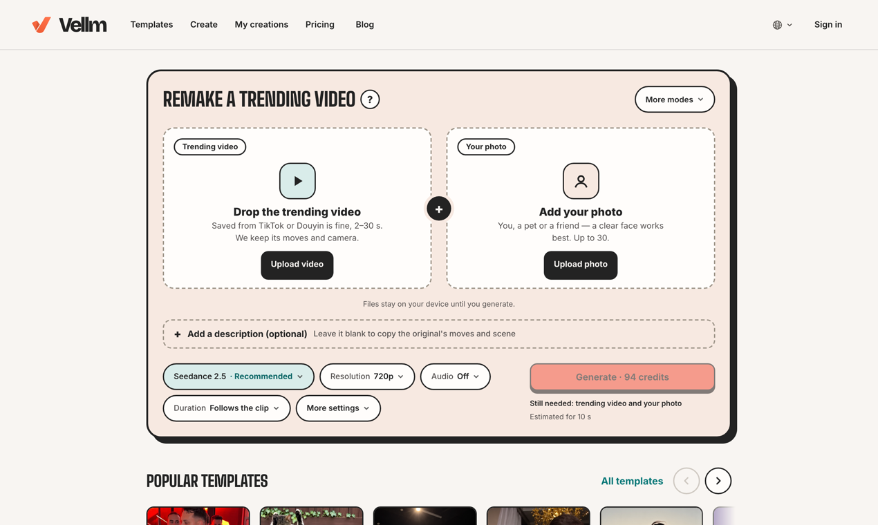 Vellm screenshot 1