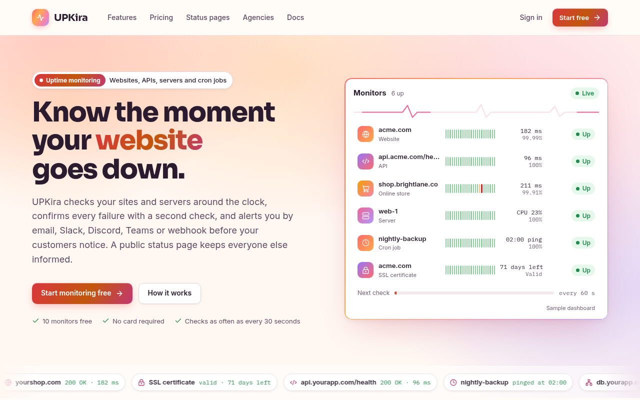 UPKira screenshot 1