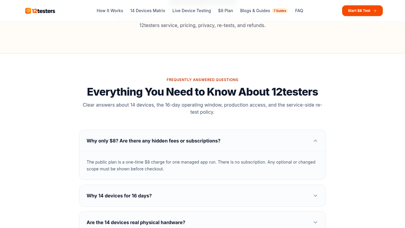 12testers screenshot 2