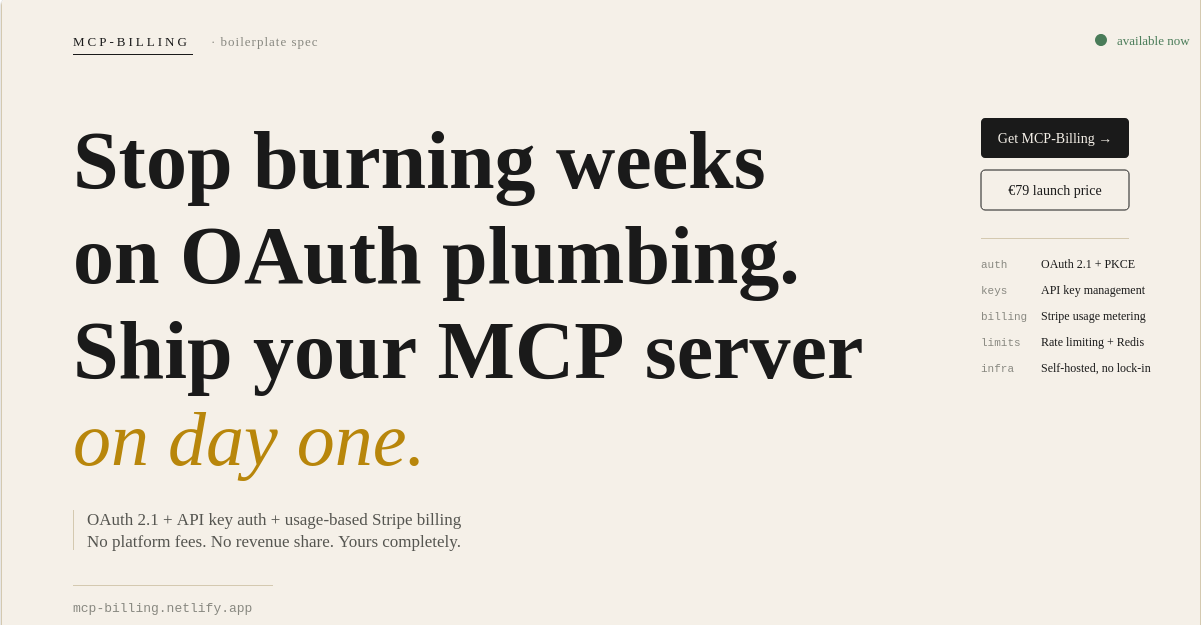 MCP-Billing