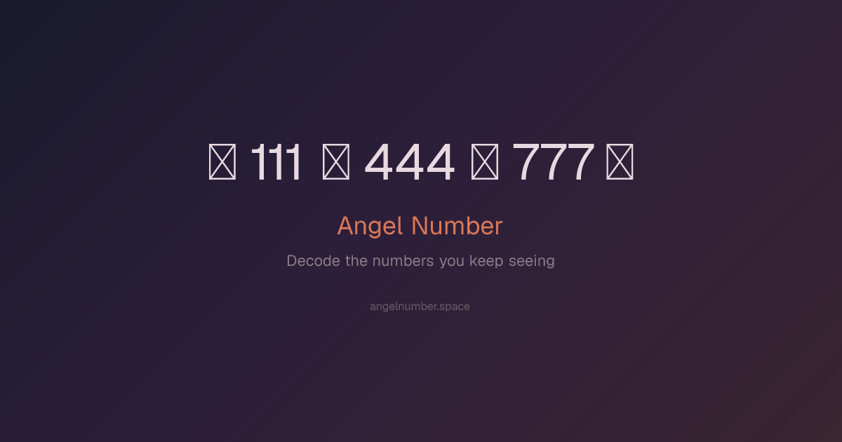 Angel Number screenshot 1