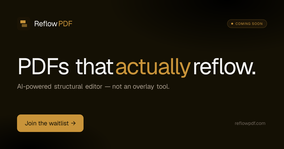ReflowPDF screenshot 1