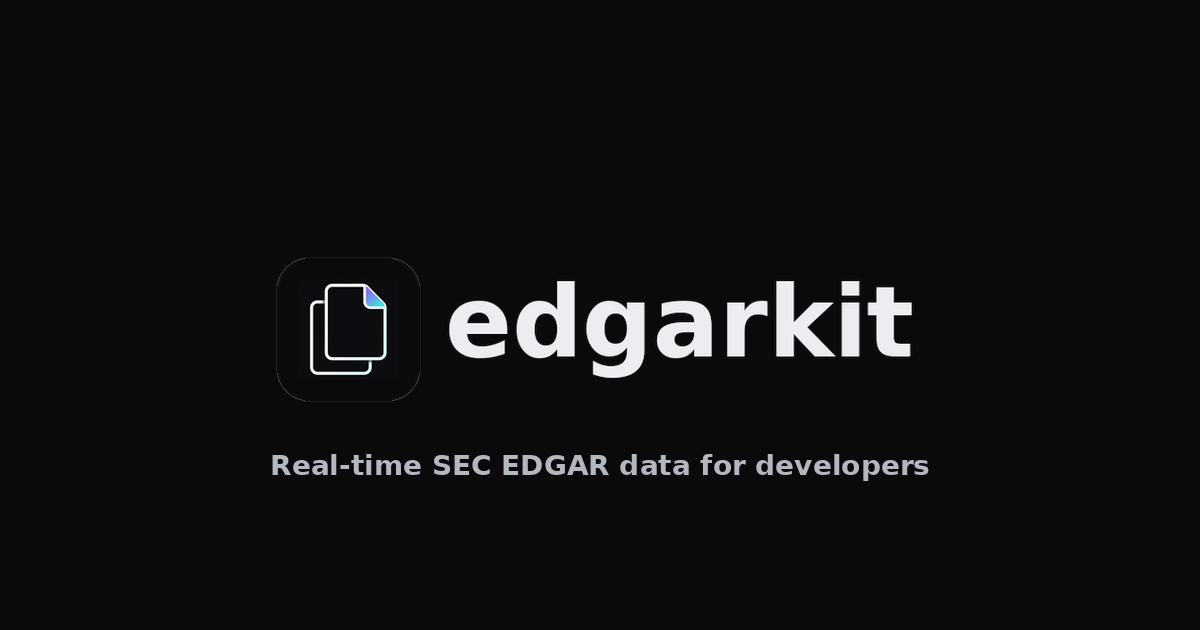 EdgarKit screenshot 1
