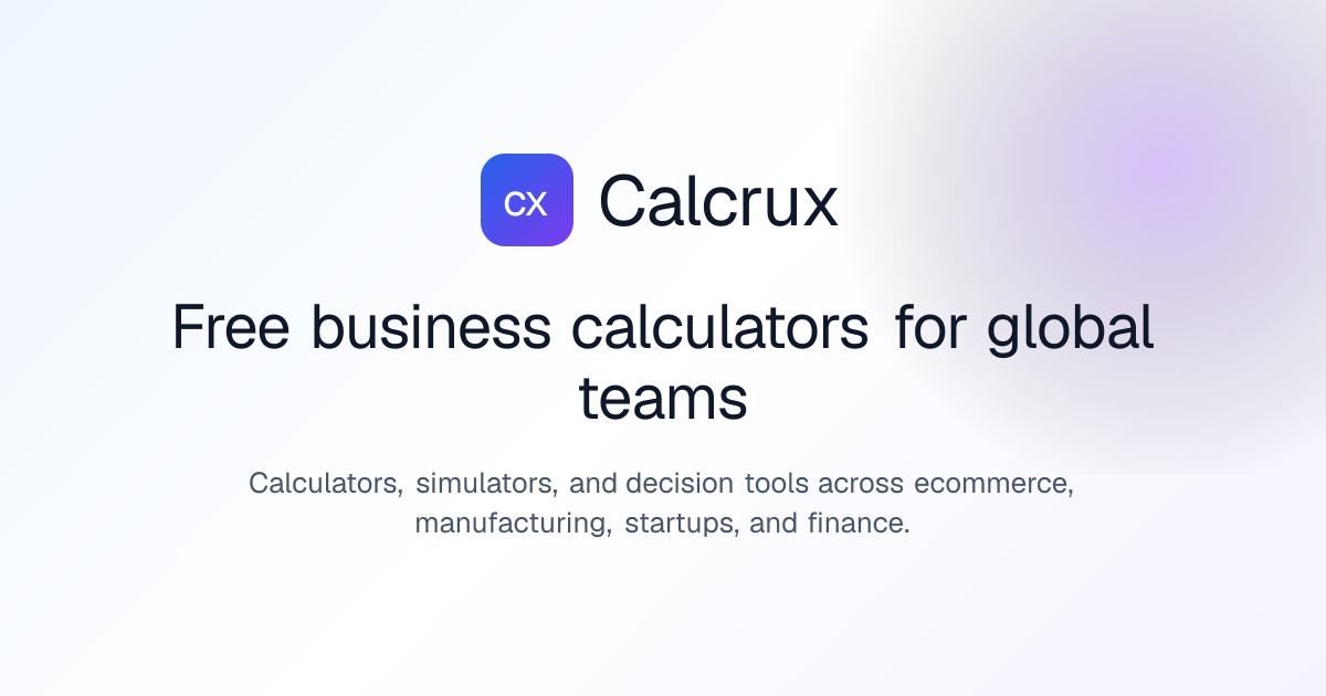 Calcrux screenshot 1