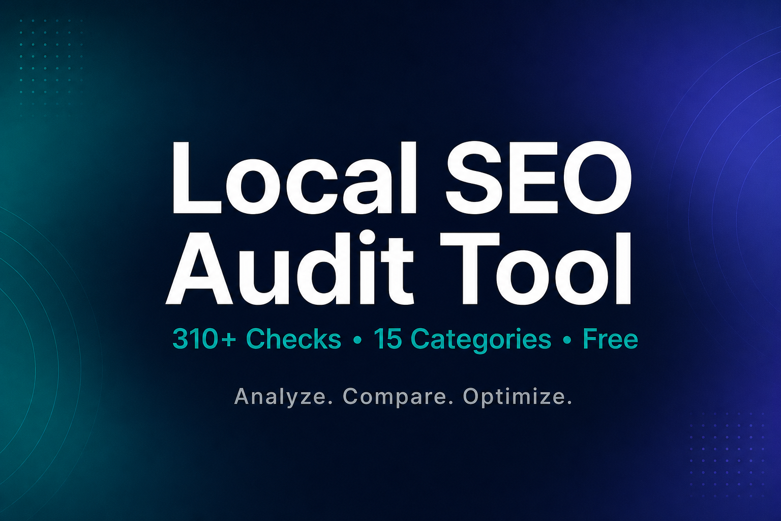 Local SEO Audit Tool screenshot 1