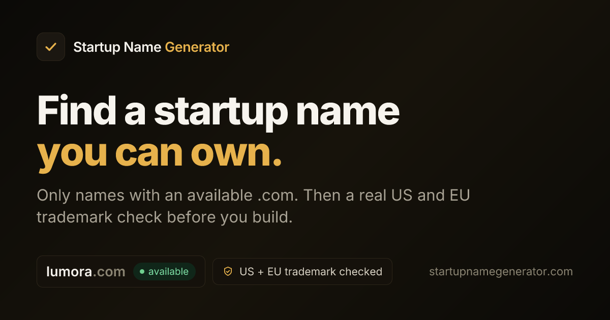 Startup Name Generator screenshot 1