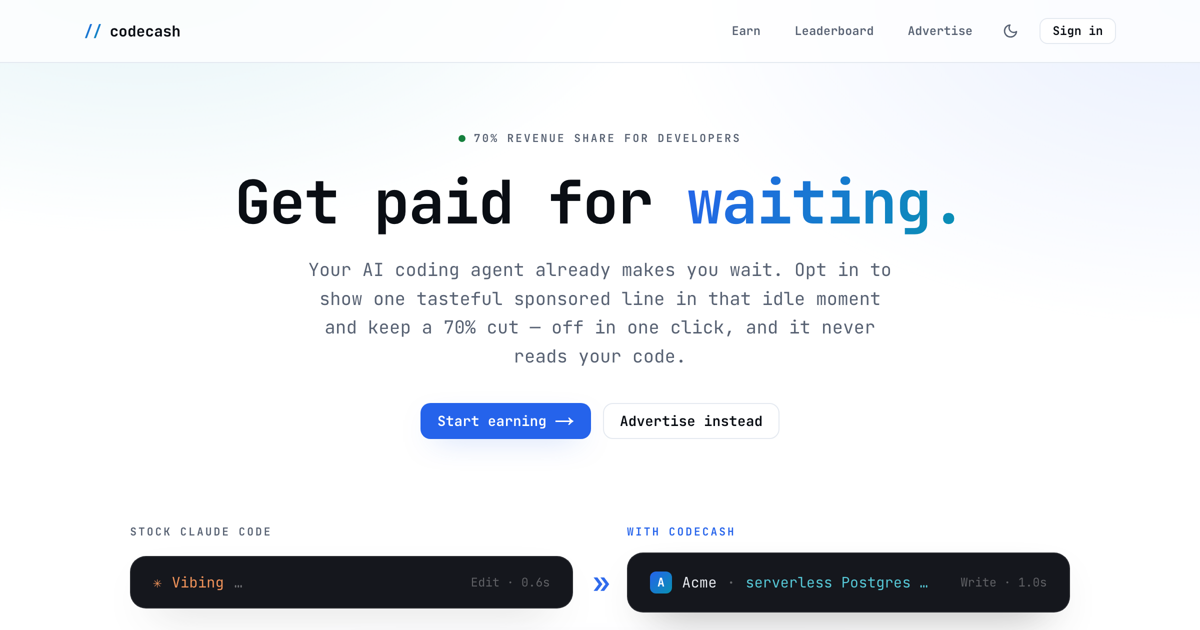 codecash screenshot 1