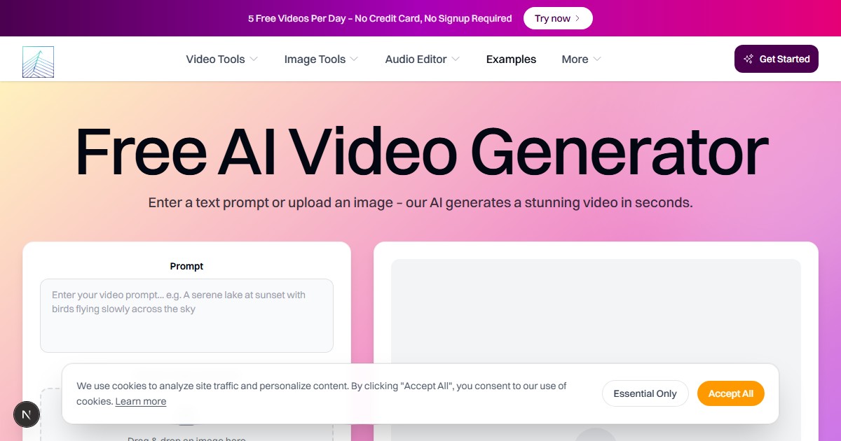FreeAIGenerators.net screenshot 1