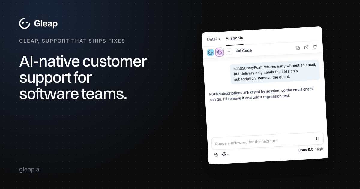 Gleap screenshot 1